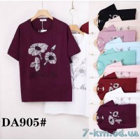 Футболка жіноча, стрейч/коттон 5 шт (58-66 р) ZeL777_DA905