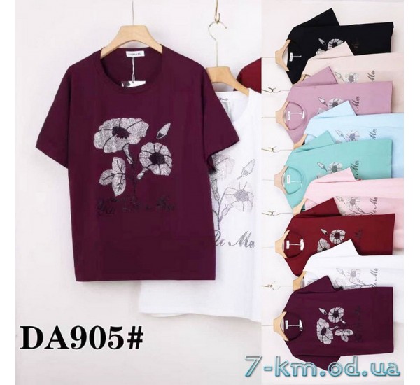 Футболка женская, стрейч/коттон 5 шт (58-66 р) ZeL777_DA905