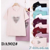 Футболка жіноча, стрейч/коттон 5 шт (58-66 р) ZeL777_DA902