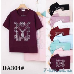 Футболка жіноча, стрейч/коттон 5 шт (54-62 р) ZeL777_DA304