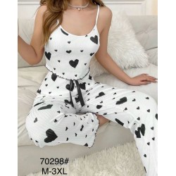 Пижама женская, рубчик 5 шт (50-58 р) ZeL1396_70298a