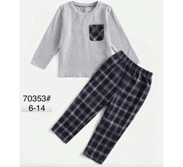 Пижама детская, коттон 5 шт (6-14 лет) ZeL1396_70353