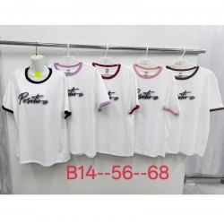 Футболка женская, стрейч/коттон 5 шт (56-68 р) ZeL777_B14