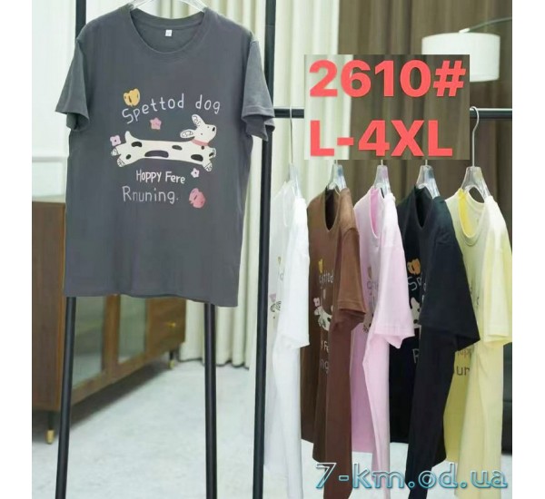 Футболка жіноча, стрейч/коттон 5 шт (48-56 р) ZeL777_2610