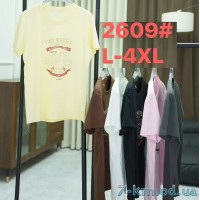 Футболка жіноча, стрейч/коттон 5 шт (50-58 р) ZeL777_2609