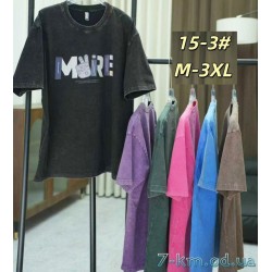 Футболка варенка жіноча, бавовна 5 шт (54-62 р) ZeL777_15-3