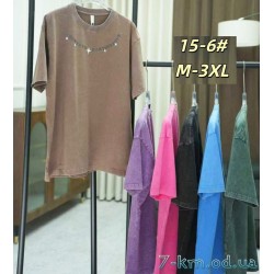 Футболка варенка жіноча, бавовна 5 шт (54-62 р) ZeL777_15-6