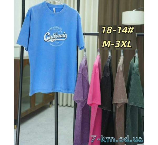 Футболка варенка жіноча, бавовна 5 шт (54-62 р) ZeL777_18-14