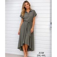 Сукня жіноча, 3 шт (2-4XL) штапель ZeL1396_A19c