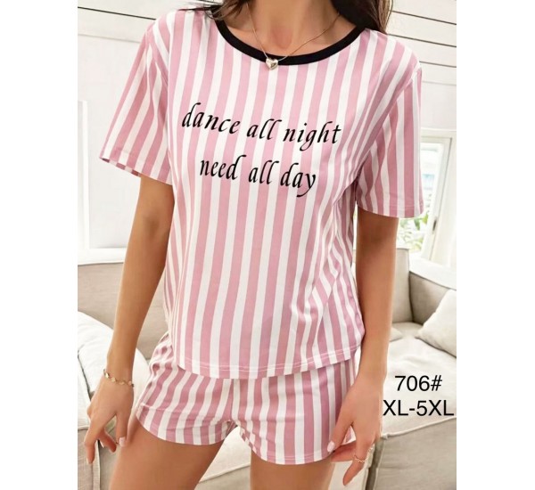 Піжама жіноча, бамбук 5 шт (1-5XL) ZeL1396_705