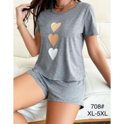 Пижама женская, бамбук 5 шт (1-5XL) ZeL1396_708