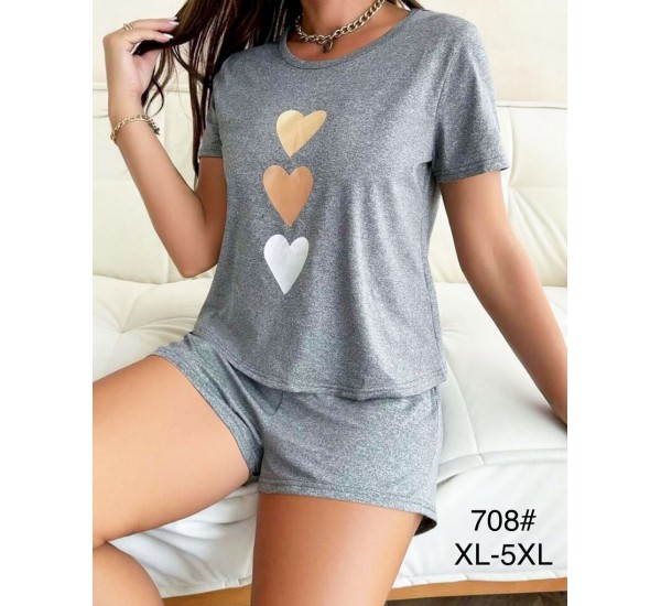 Піжама жіноча, бамбук 5 шт (1-5XL) ZeL1396_708