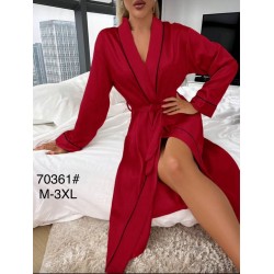 Халат женский, 5 шт (M-3XL) шелк ZeL1396_70361b
