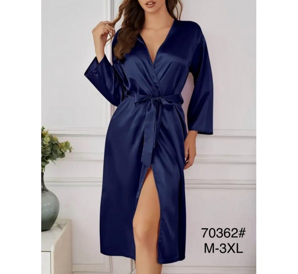 Халат женский, 5 шт (M-3XL) шелк ZeL1396_70362a