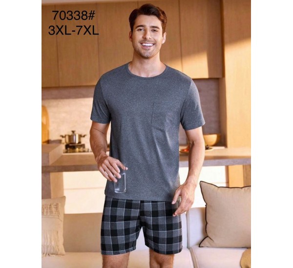 Пижама мужская, 5 шт (3-7XL) коттон ZeL1396_70338