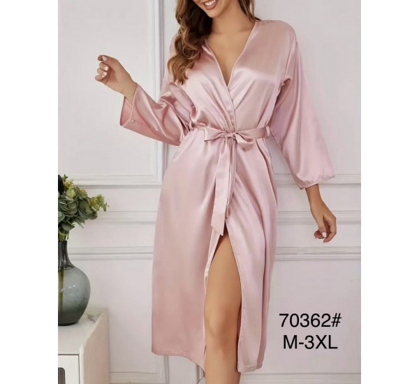 Халат женский, 5 шт (M-3XL) шелк ZeL1396_70362b