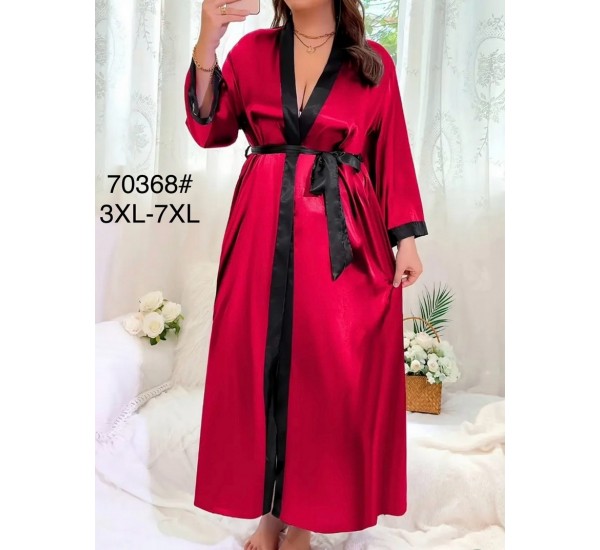 Халат женский, 5 шт (3-7XL) шелк ZeL1396_70368