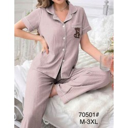 Піжама жіноча, 5 шт (M-3XL) муслин ZeL1396_70501a