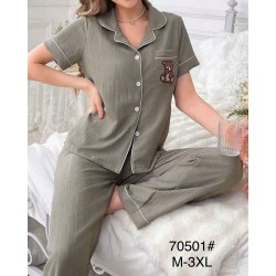 Піжама жіноча, 5 шт (M-3XL) муслин ZeL1396_70501b
