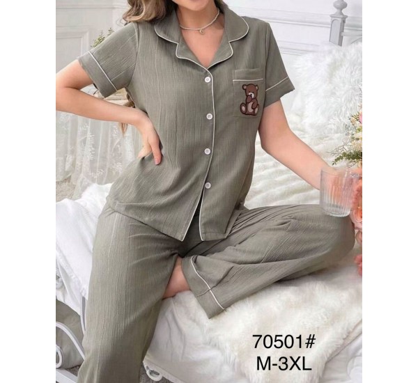 Піжама жіноча, 5 шт (M-3XL) муслин ZeL1396_70501b