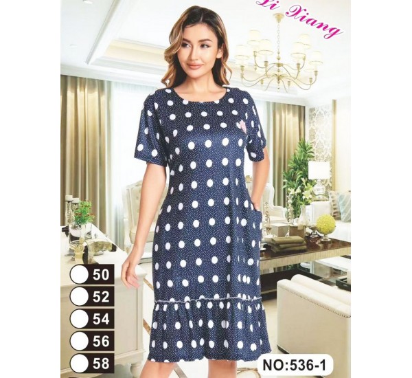 Сукня жіноча, віскоза 5 шт (50-58 р) ZeL1396_536-1