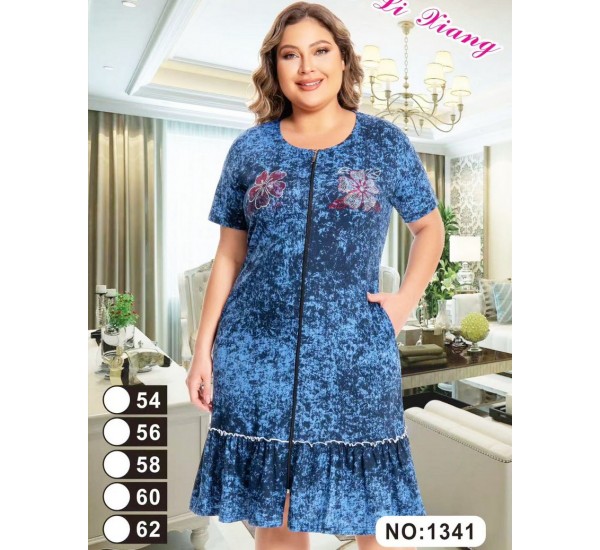 Халат жіночий, віскоза 5 шт (54-62 р) ZeL1396_1341