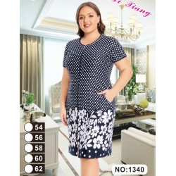 Халат жіночий, віскоза 5 шт (54-62 р) ZeL1396_1340