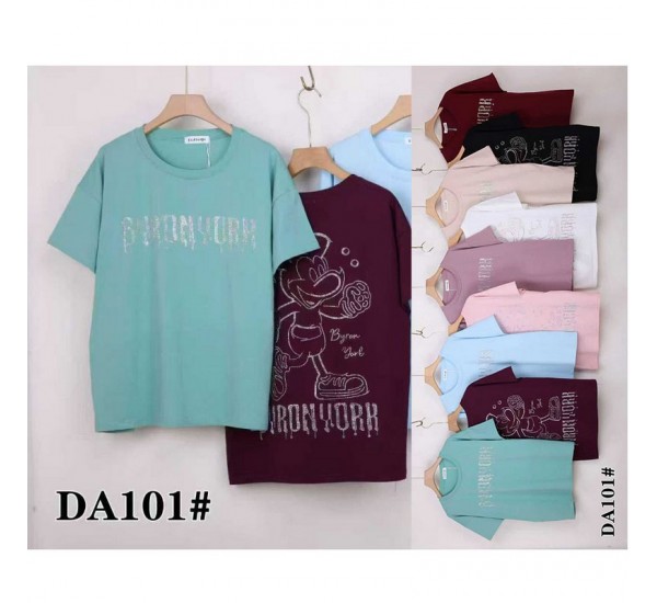 Футболка женская, стрейч/коттон 5 шт (54-64 р) ZeL777_DA101