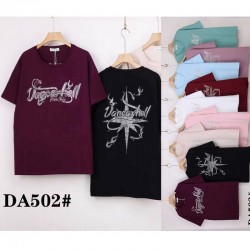 Футболка женская, стрейч/коттон 5 шт (60-70 р) ZeL777_DA502