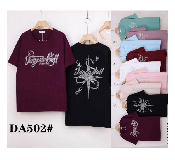 Футболка женская, стрейч/коттон 5 шт (60-70 р) ZeL777_DA502