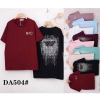 Футболка жіноча, стрейч/коттон 5 шт (60-70 р) ZeL777_DA504