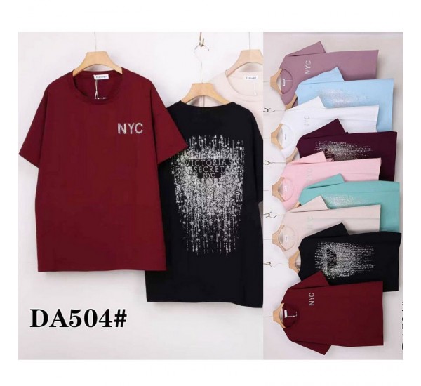 Футболка женская, стрейч/коттон 5 шт (60-70 р) ZeL777_DA504