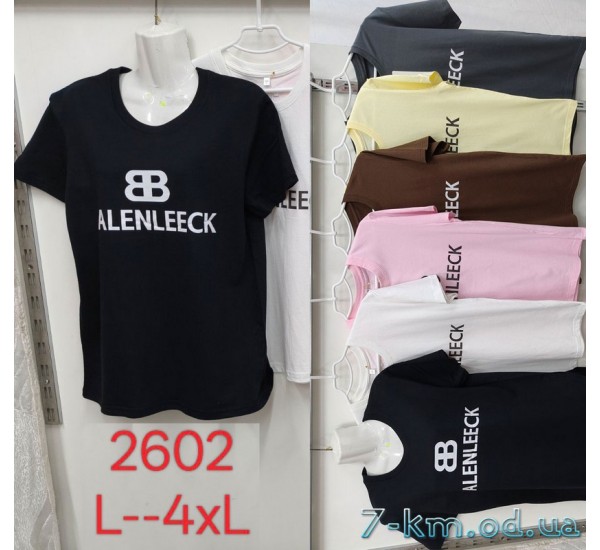 Футболка женская, стрейч/коттон 5 шт (L-4XL) ZeL777_2602