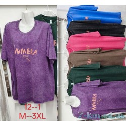 Футболка варёнка женская, хлопок 5 шт (M-3XL) ZeL777_12-1