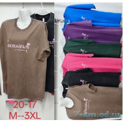 Футболка варёнка женская, хлопок 5 шт (M-3XL) ZeL777_20-17