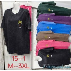 Футболка варёнка женская, хлопок 5 шт (M-3XL) ZeL777_15-1