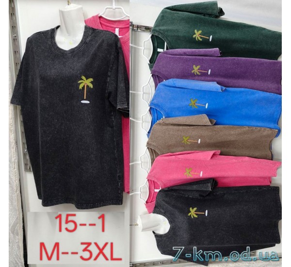 Футболка варёнка женская, хлопок 5 шт (M-3XL) ZeL777_15-1