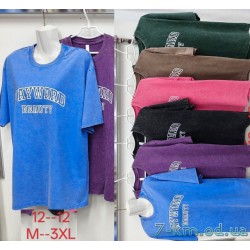 Футболка варёнка женская, хлопок 5 шт (M-3XL) ZeL777_12-12