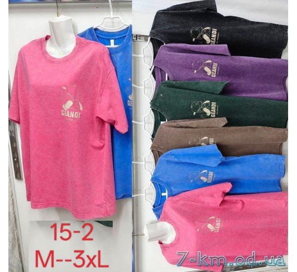 Футболка варёнка женская, хлопок 5 шт (M-3XL) ZeL777_15-2