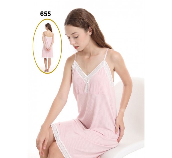 Нічна сорочка жіноча, 6 шт (50-54 р) рубчик ZeL1396_655