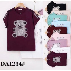 Футболка женская, стрейч/коттон 5 шт (54-62 р) ZeL777_DA1234