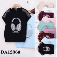 Футболка жіноча, стрейч/коттон 5 шт (54-62 р) ZeL777_DA1236