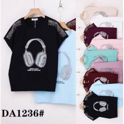 Футболка женская, стрейч/коттон 5 шт (54-62 р) ZeL777_DA1236