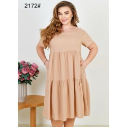 Сукня жіноча, штапель 6 шт (60-64 р) ZeL1396_2172-5