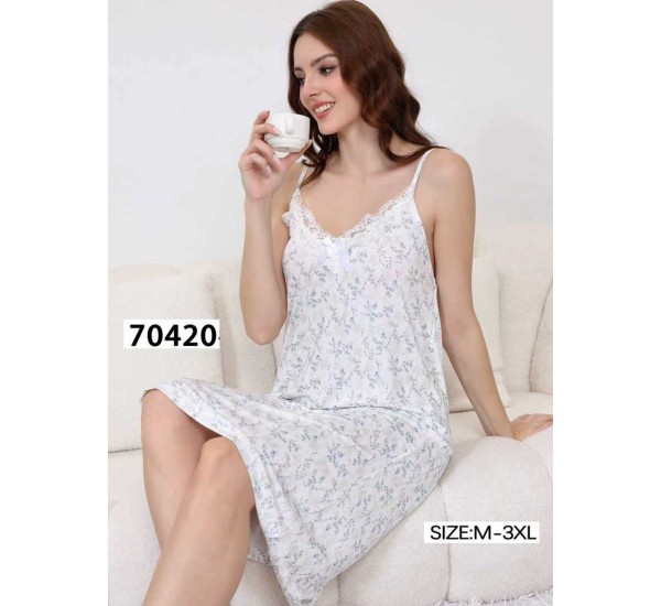 Нічна сорочка, трикотаж 5 шт (M-3XL) ZeL1396_70420