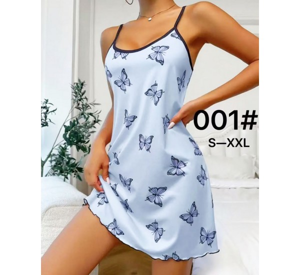 Нічна сорочка, бамбук 5 шт (S-2XL) ZeL1396_001