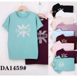 Футболка жіноча, стрейч/коттон 5 шт (58-66 р) ZeL777_DA1459