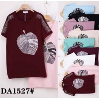 Футболка жіноча, стрейч/коттон 5 шт (62-70 р) ZeL777_DA1527