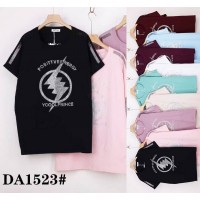 Футболка жіноча, стрейч/коттон 5 шт (62-70 р) ZeL777_DA1523