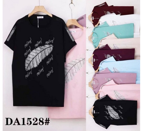 Футболка жіноча, стрейч/коттон 5 шт (62-70 р) ZeL777_DA1528